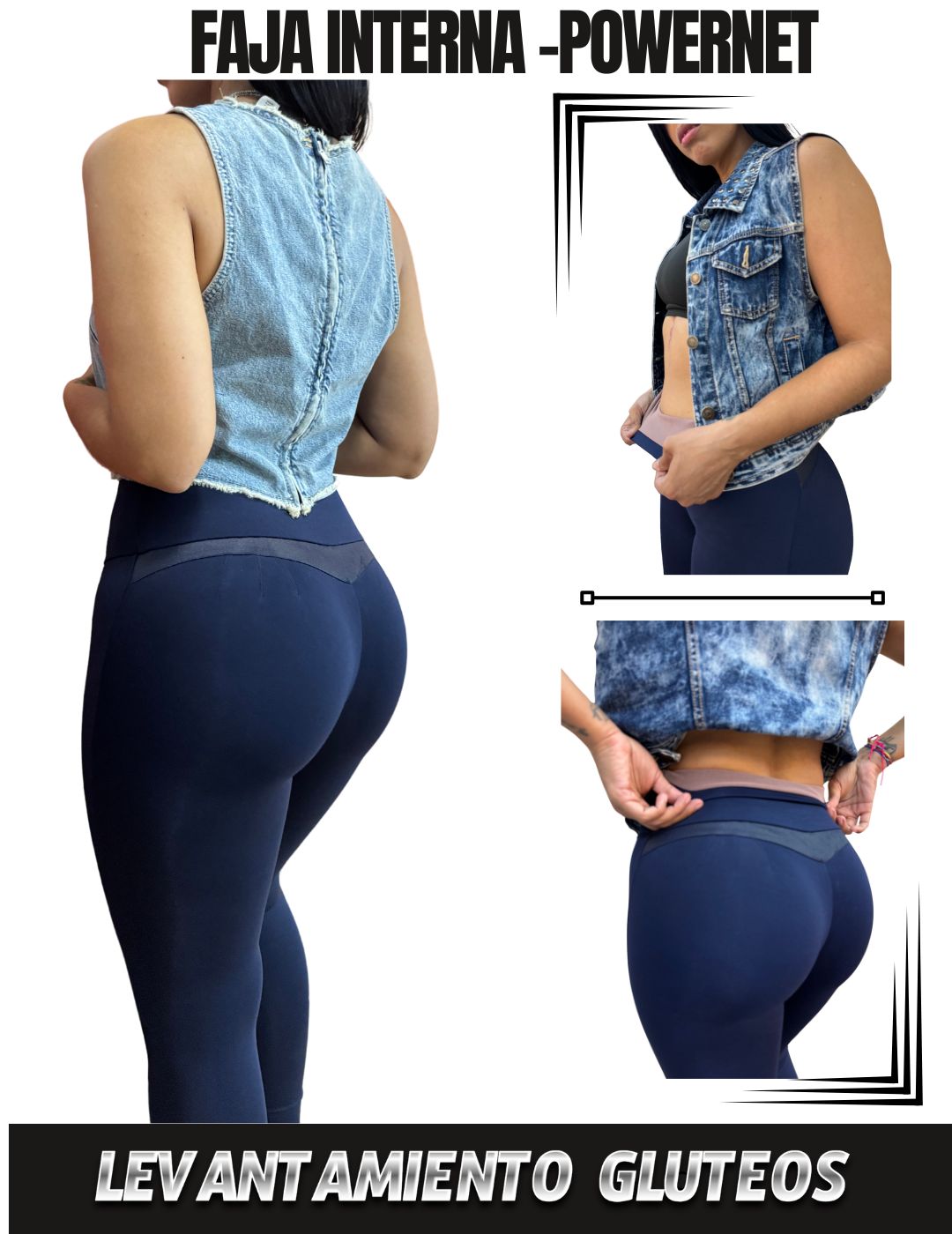LEGGIS DE LUJO DIVA LEVANTA GLUTEOS + BRASIER