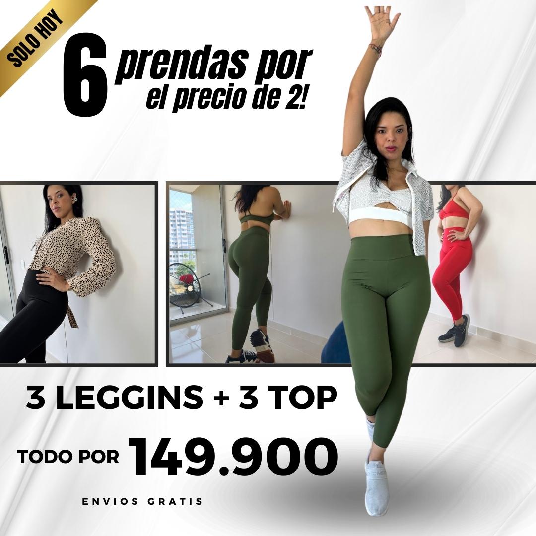 LEGGINS TIRO ALTO triple funcion moldeador levantador y estilizador
