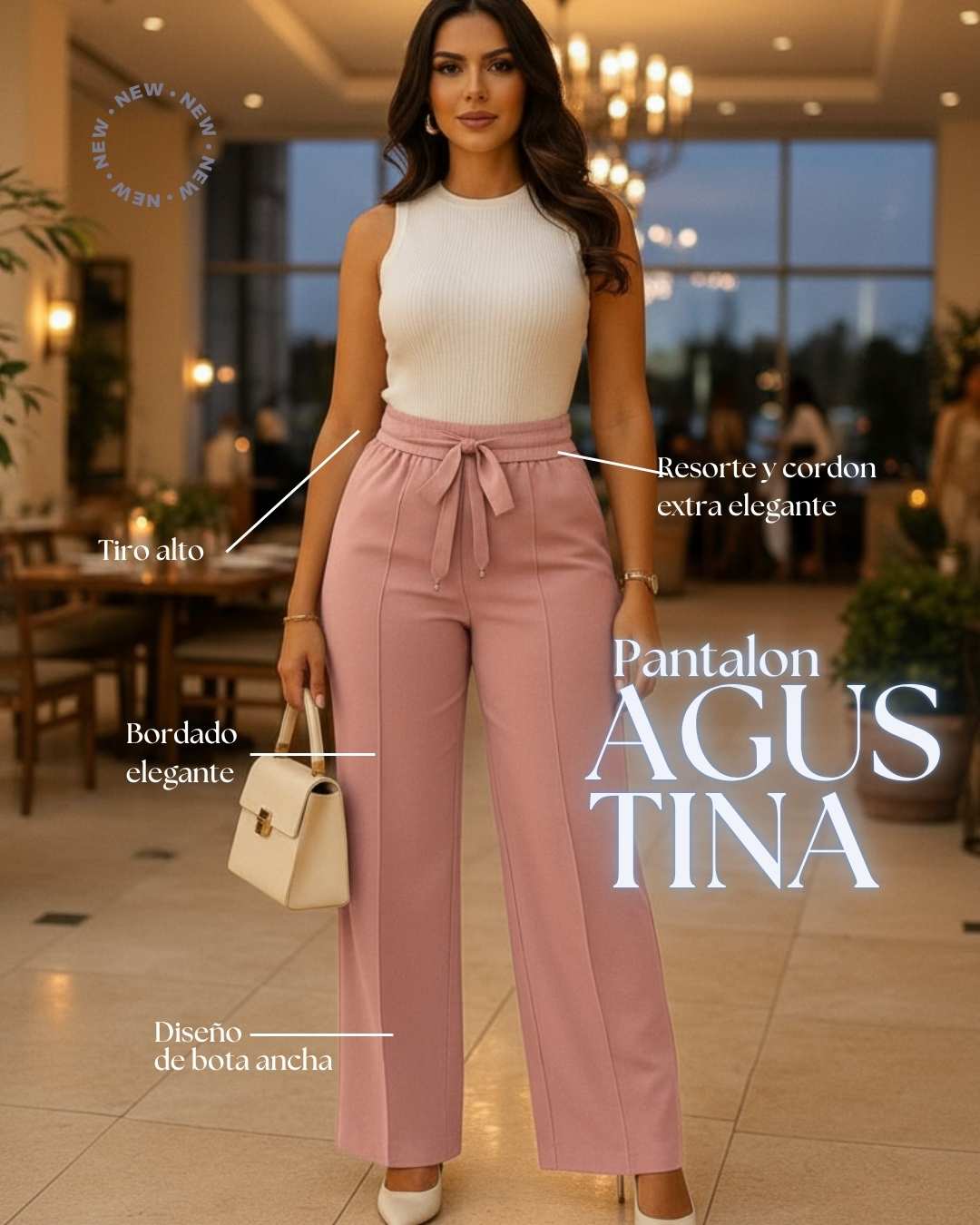 PANTALON AUGUSTINA EN BURDA