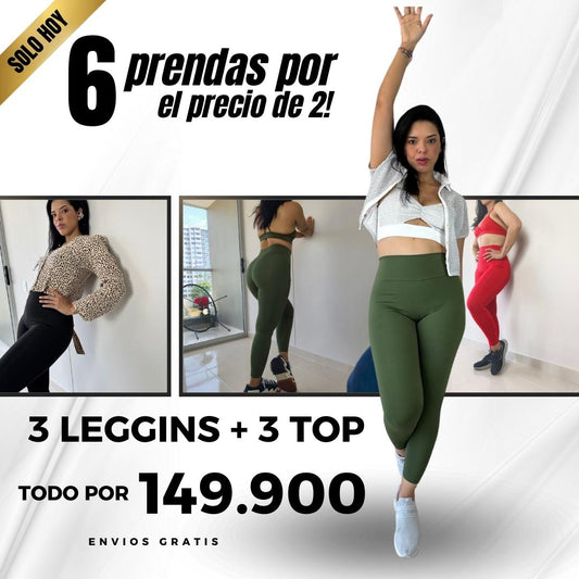 LEGGINS TIRO ALTO triple funcion moldeador levantador y estilizador